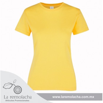 Playera Amarillo Canario Dama