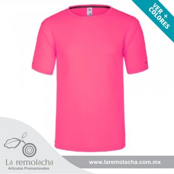 Playera Dryfit Rosa Fluor