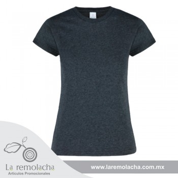 Playera Negro Jaspe