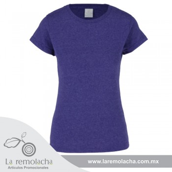 Playera MOrado Jaspe