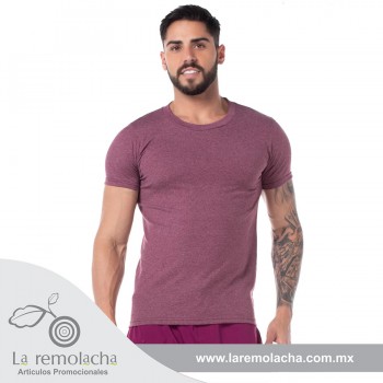 Playera Marron Jaspeado / Cancun