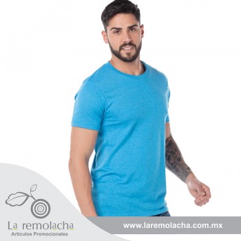 Playera Turquesa Jaspeado / Cancun